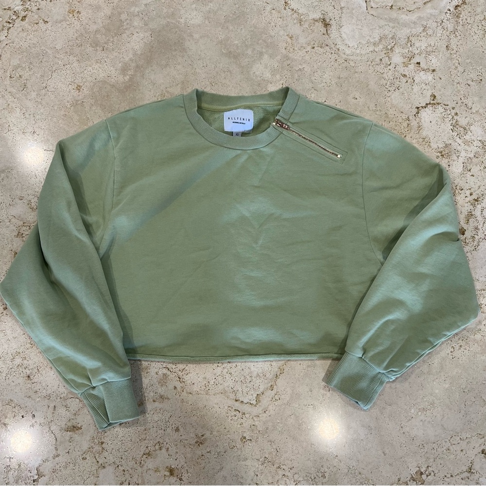 Anthropologie Allfenix crop sweater